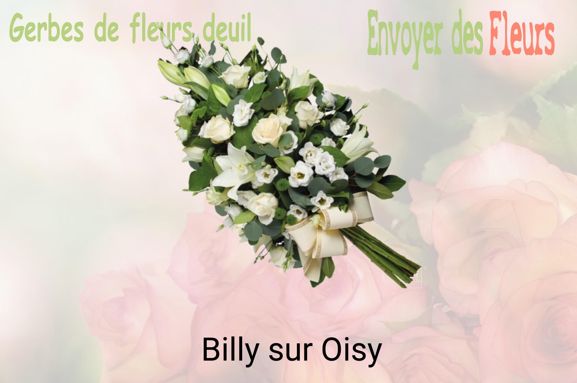 Gerbe de fleurs de deuil livrée à Billy-sur-Oisy